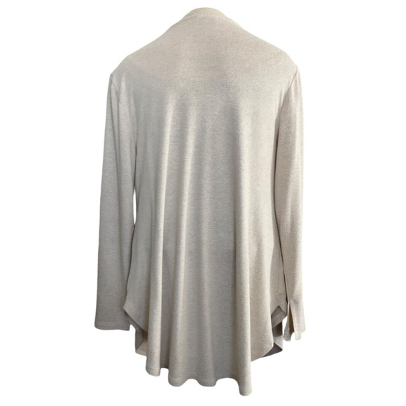 Lane Bryant‎ Beige Open Front Cardigan Plus Size 14/16 Lightweight Rayon Blend - Picture 2 of 10